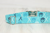 XOXO Blue Dog Collar