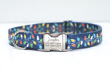 Christmas Lights Endurance Dog Collar