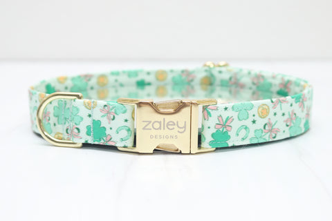 St. Patrick's Day Bows Dog Collar