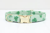 St. Patrick's Day Smiles Dog Collar