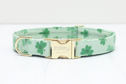 St. Patrick's Day Smiles Dog Collar