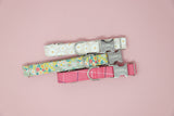 Bright Pink Plaid Dog Collar