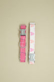 Bright Pink Plaid Dog Collar