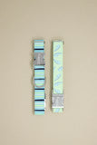 Sea Glass Stripe Dog Collar