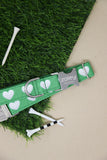 Golf Hearts Dog Collar