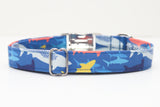 New Sharks Dog Collar