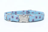 Red, White & Blue Stars Dog Collar