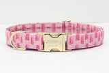 Pink Popsicles Dog Collar
