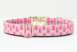 Pink Popsicles Dog Collar