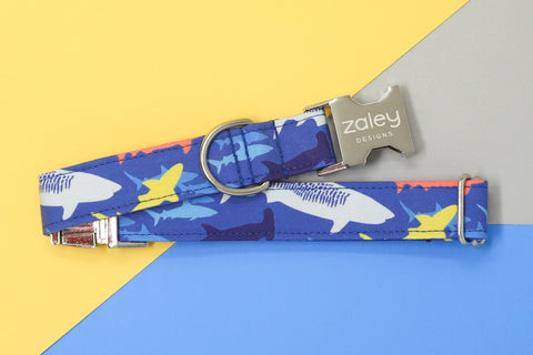 New Sharks Dog Collar