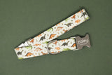 Tan Dinosaurs Dog Collar