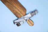 Light Blue Plaid Dog Collar