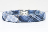 The Sawyer Flannel Plaid Dog Collar