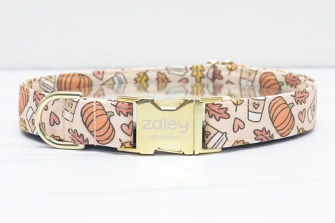 Pumpkin Spice Dog Collar