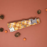The Honey Flannel Plaid Dog Collar