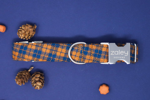 The Jersey Flannel Plaid Dog Collar