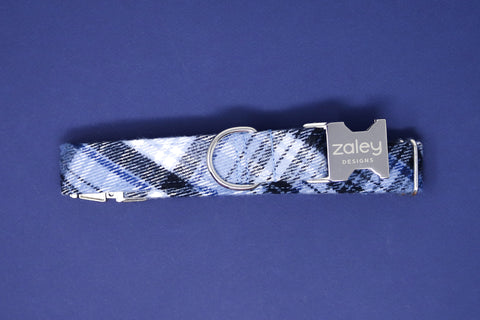 The Sawyer Flannel Plaid Dog Collar