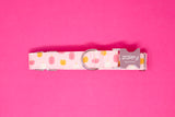 Pink and Orange Pumpkins Dog Collar
