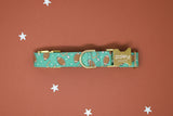 Green Football Dog Collar