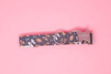 Footballs and Bows Dog Collar