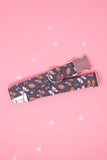 Footballs and Bows Dog Collar