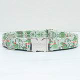 Christmas Dinosaurs Dog Collar