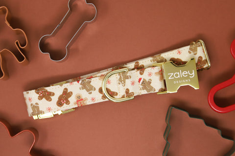 Gingerbread Dog Collar