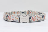 Chicken Floral Dog Collar