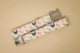 Chicken Floral Dog Collar