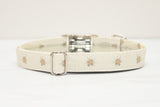Bumble Bees & Stripes Dog Collar