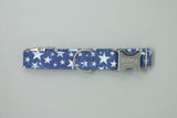 Navy Blue Stars Dog Collar