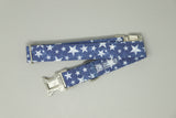 Navy Blue Stars Dog Collar