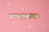 Hot Pink Stars Dog Collar