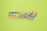 Tropical Floral Dog Collar
