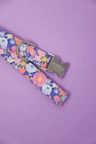 Royal Purple Floral Dog Collar