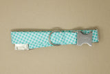 Seaglass Gingham Dog Collar