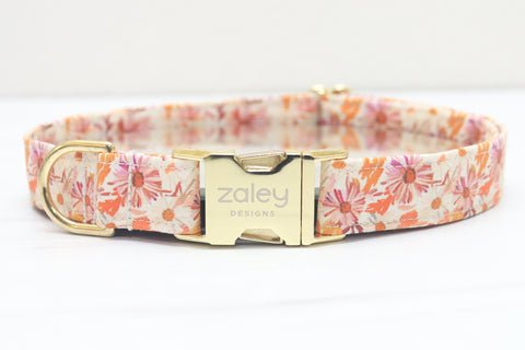 Pearl Floral Dog Collar