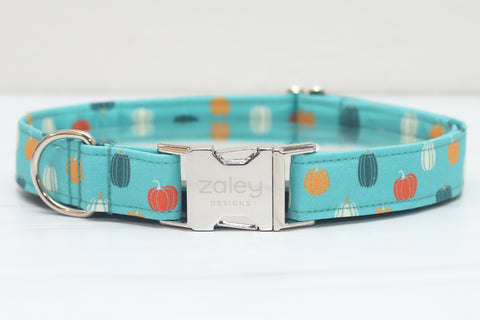 Teal Pumpkins Dog Collar