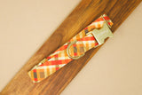 Scarecrow Plaid Dog Collar
