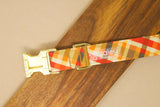 Scarecrow Plaid Dog Collar