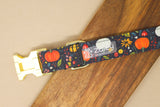Ditzy Pumpkins Dog Collar