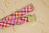 Annie Purple Plaid Dog Collar