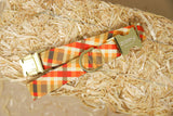 Scarecrow Plaid Dog Collar