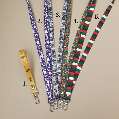 Sample Sale: Lanyards + Keychain