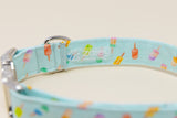 Popsicles on Mint Dog Collar