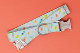 Popsicles on Mint Dog Collar