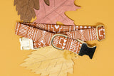 Rust Aztec Dog Collar