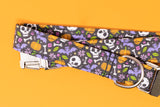 Purple Skulls Dog Collar
