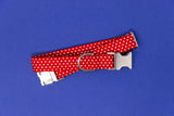 Red Polka Dot Dog Collar
