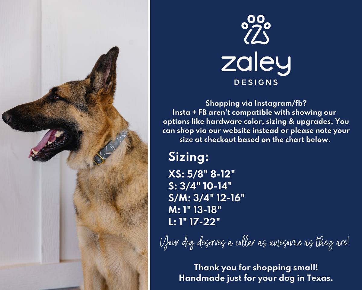 Maggie Floral Dog Collar – Zaley Designs